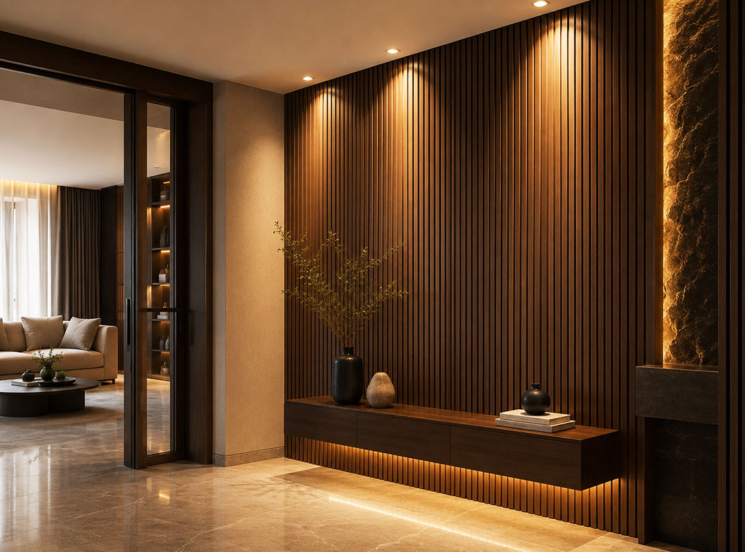 Read more about the article How lighting affects the appearance of wall panels