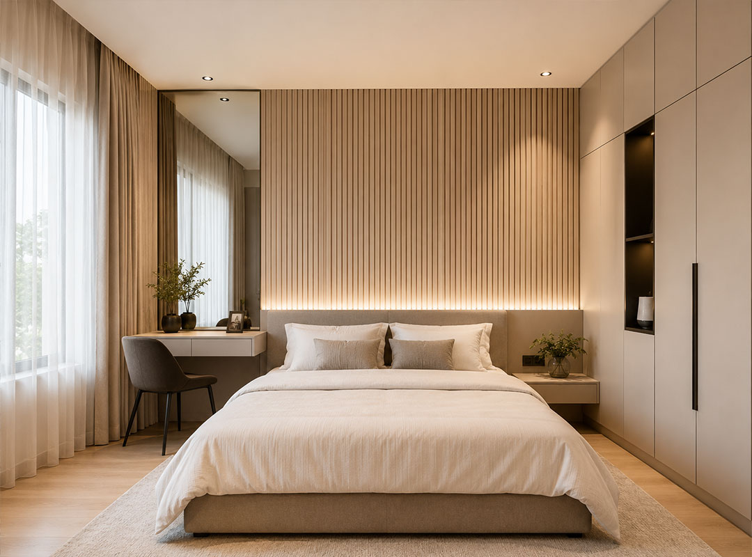 Read more about the article Small Space, Big Impact: How to Make a Small Room Look Bigger with Wall Panels