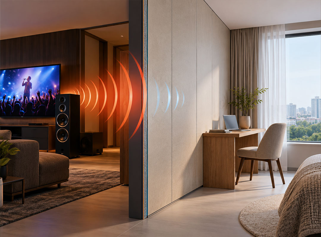 Read more about the article Do Wall Panels Help with Noise Reduction? What Homeowners Should Know About Sound Insulation